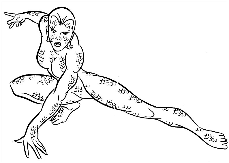 Kids Under 7 X Men Coloring Pages