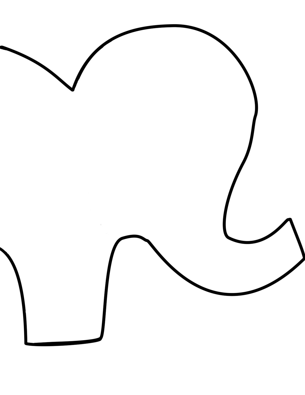 free printable elephant clipart - photo #25