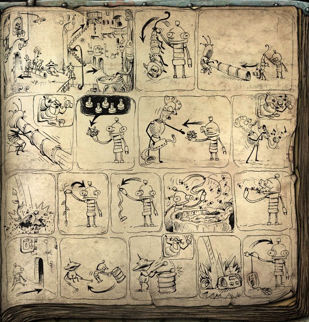 Машинариум прохождение в картинках пошагово крестики нолики