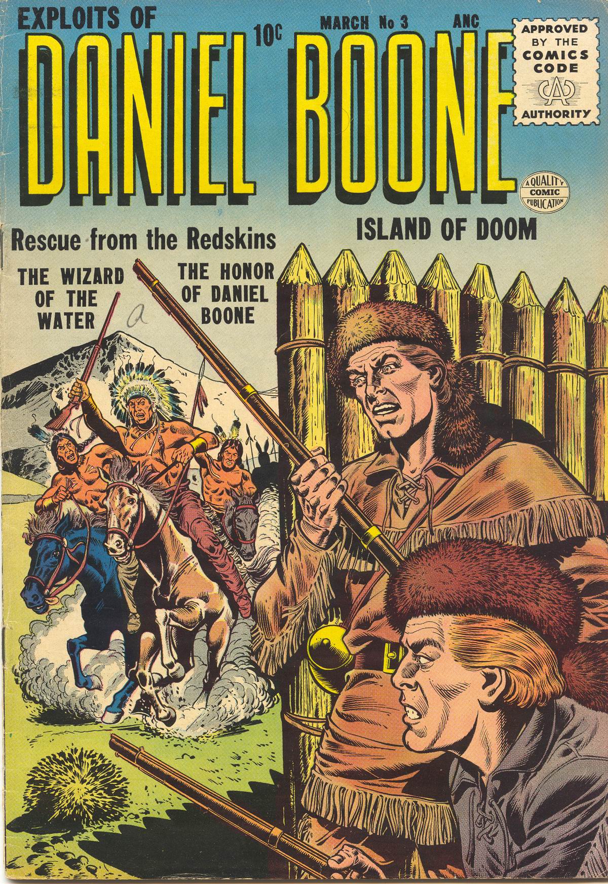 Read online Exploits of Daniel Boone comic -  Issue #3 - 1