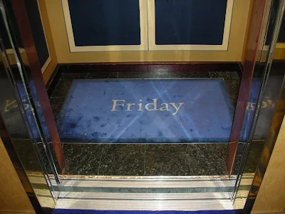 Day of the week elevator rugs