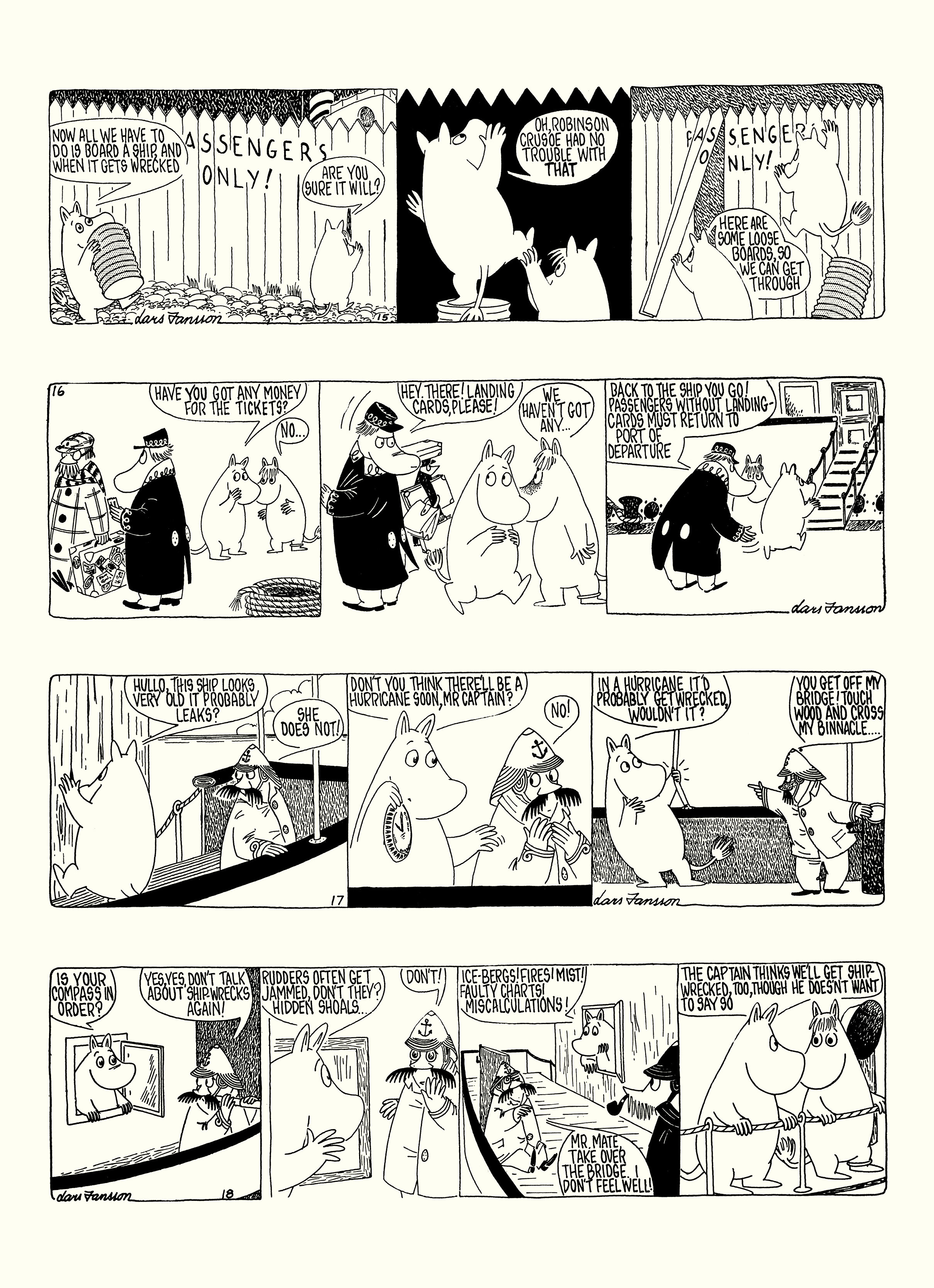 Read online Moomin: The Complete Lars Jansson Comic Strip comic -  Issue # TPB 8 - 9
