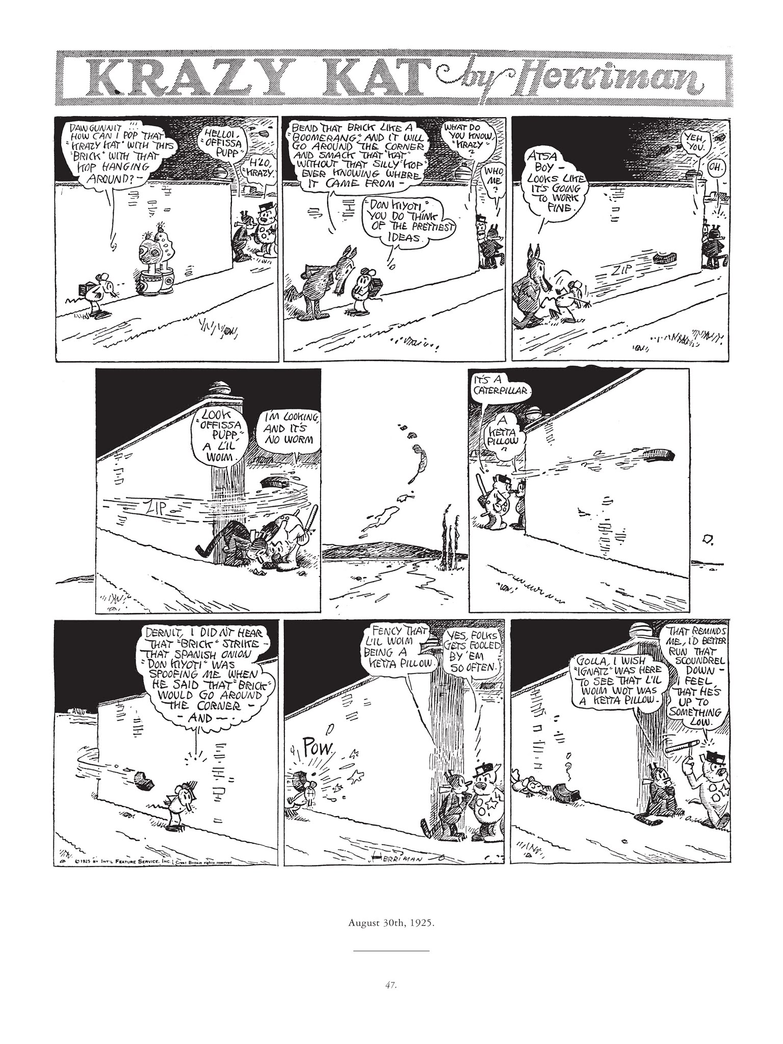 Read online Krazy & Ignatz comic -  Issue # TPB 4 - 48