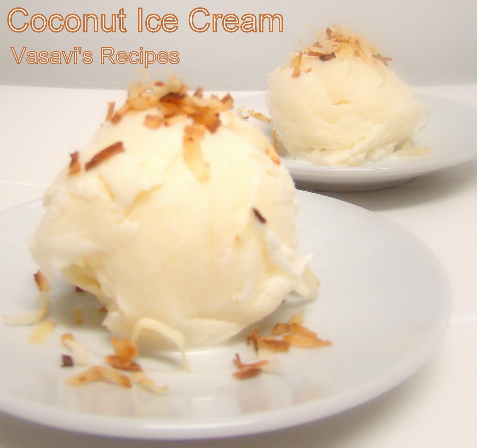 Vasavi's Recipes the Year of Rabbit with Coconut Ice Cream