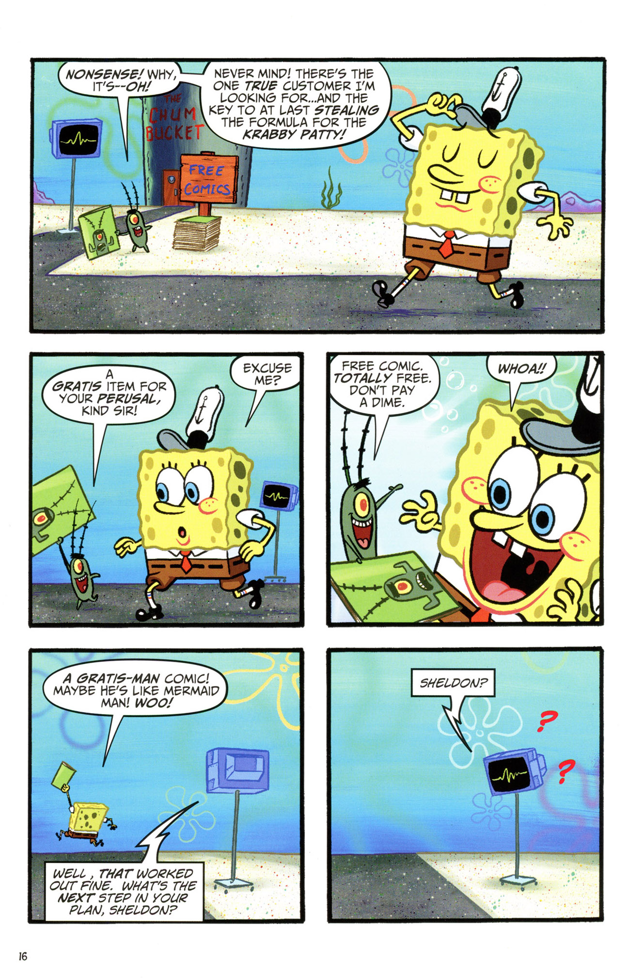 Read online Spongebob Freestyle Funnies comic -  Issue # FCBD 2013 - 18