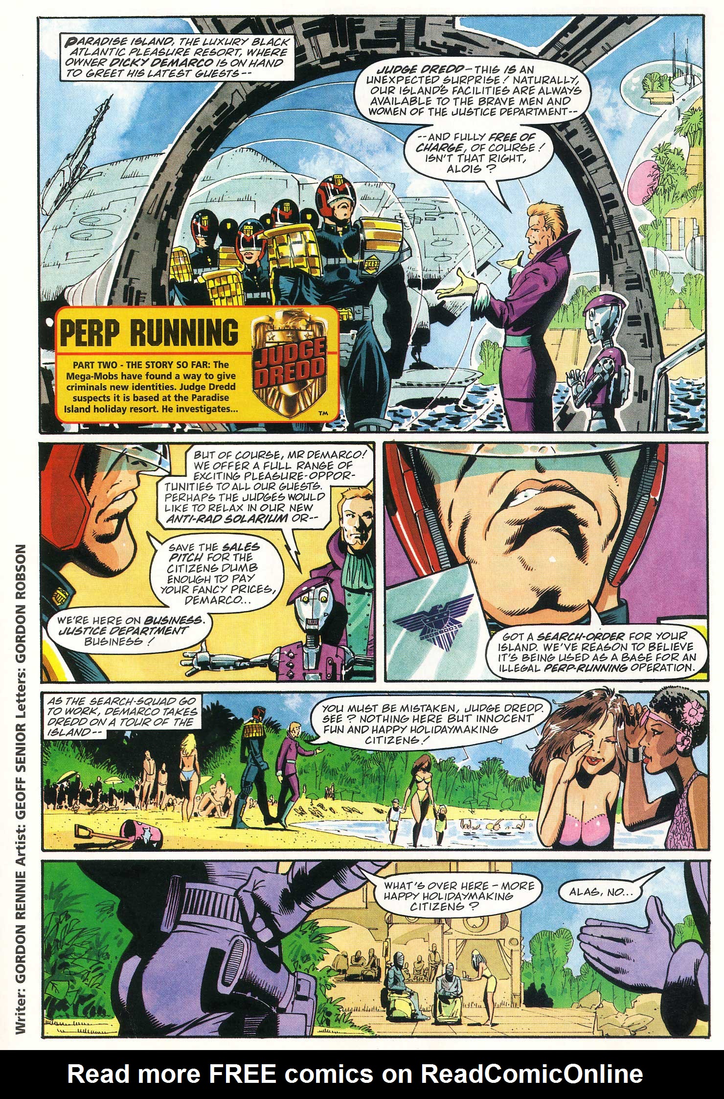 Read online Judge Dredd Lawman of the Future comic -  Issue #11 - 20