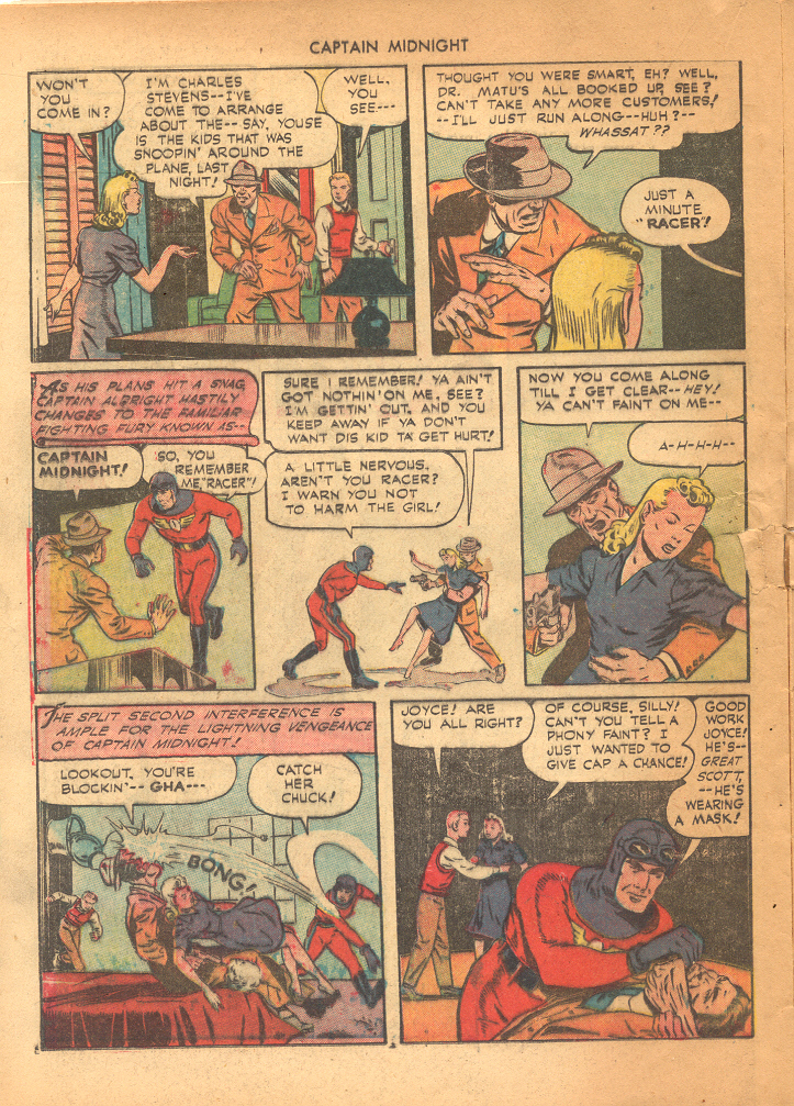 Read online Captain Midnight (1942) comic -  Issue #22 - 20