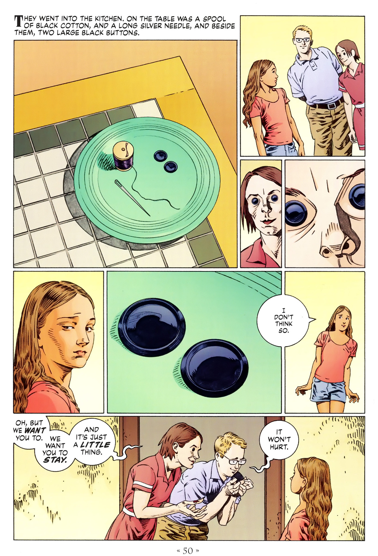 Read online Coraline comic -  Issue #1 - 56