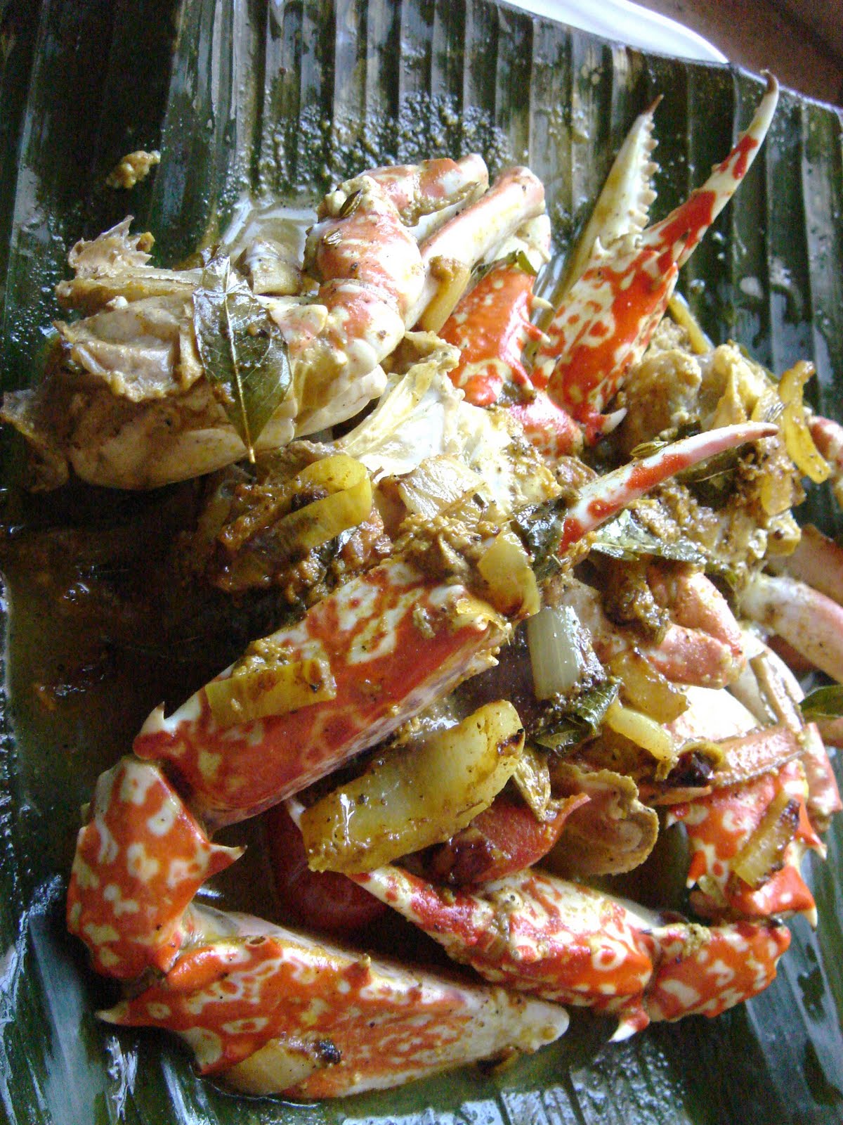 East meets West South Indianstyle Curry Crabs