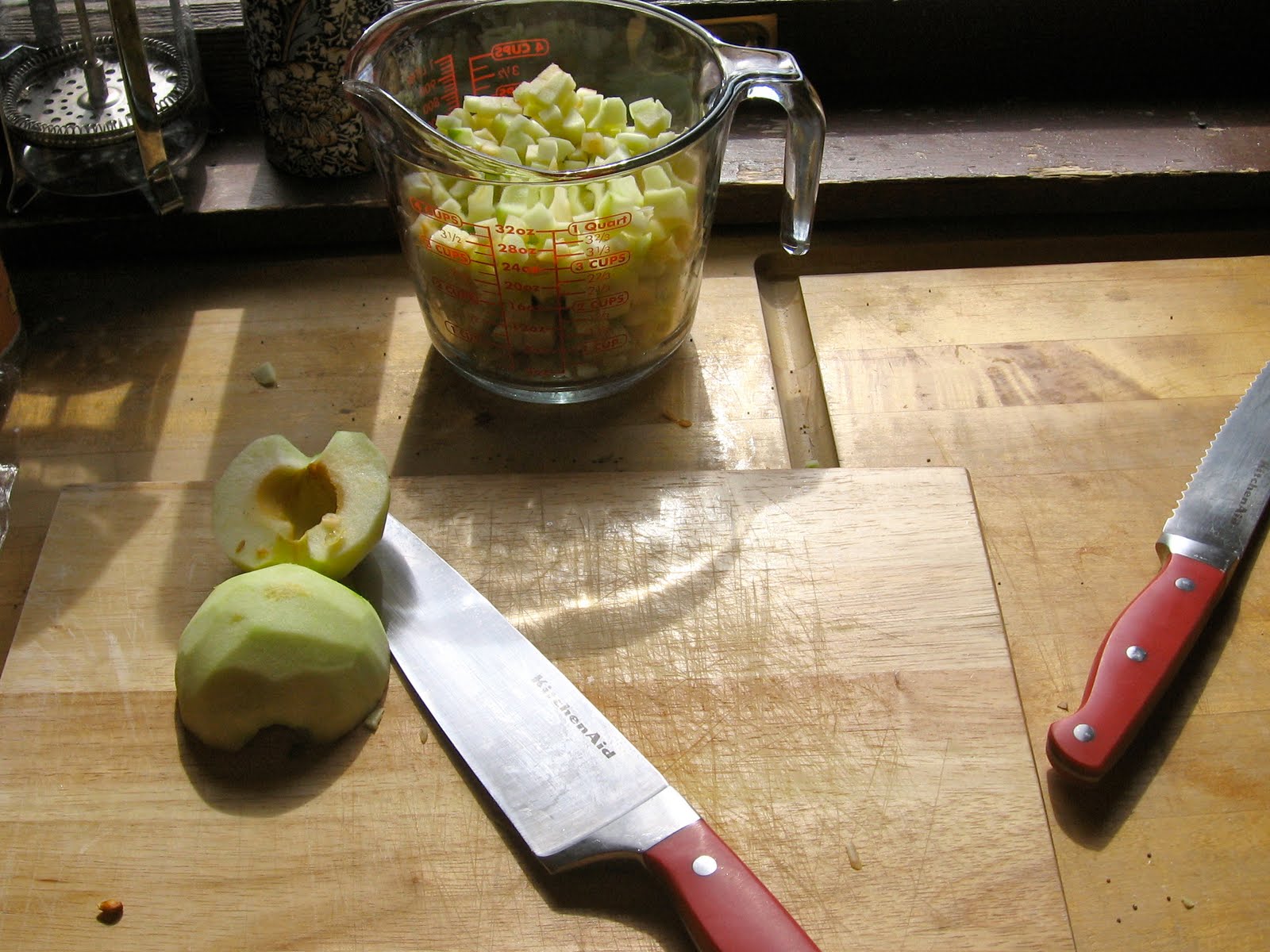 Knitting, cooking, and the things in between