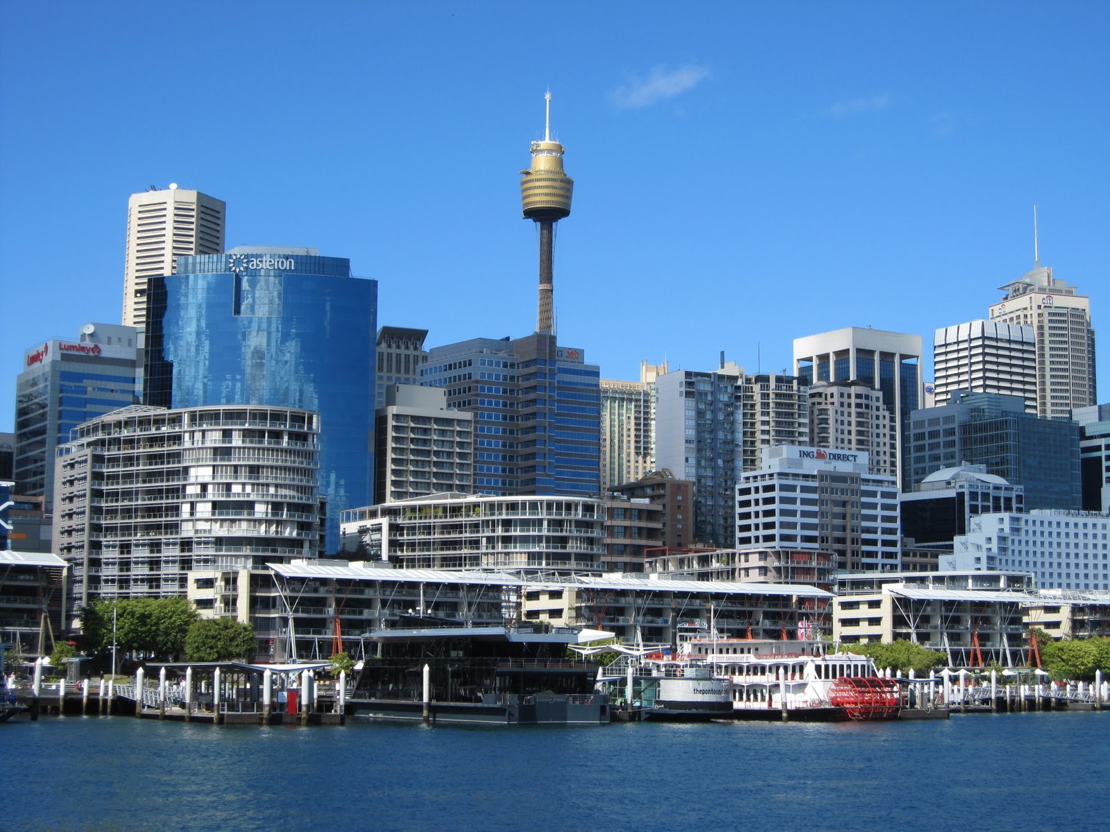 Sydney City and Suburbs King Street Wharf, Sydney skyline