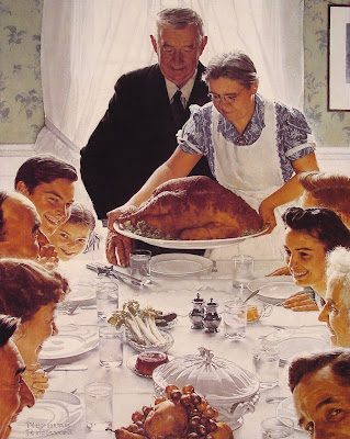 Norman Rockwell's Thanksgiving - via artrenewal.org