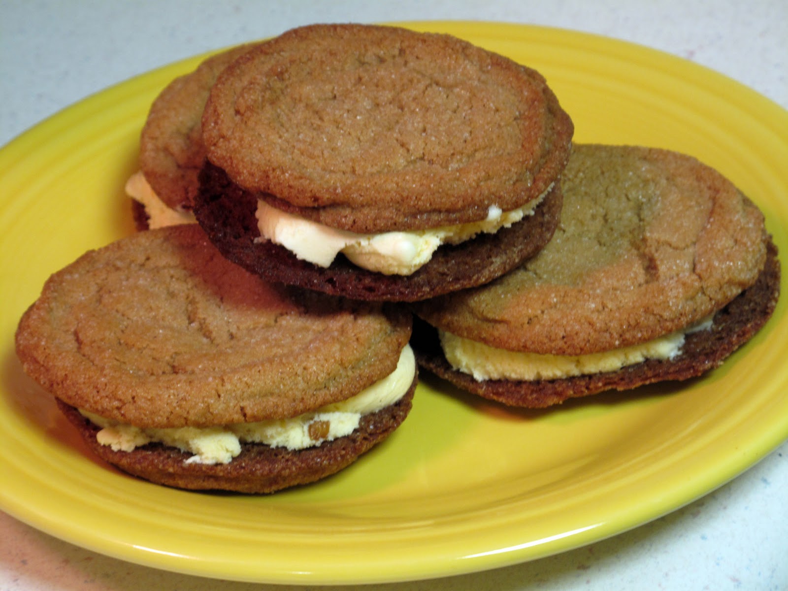 along for the ride Brown Sugar Cookie Sandwiches