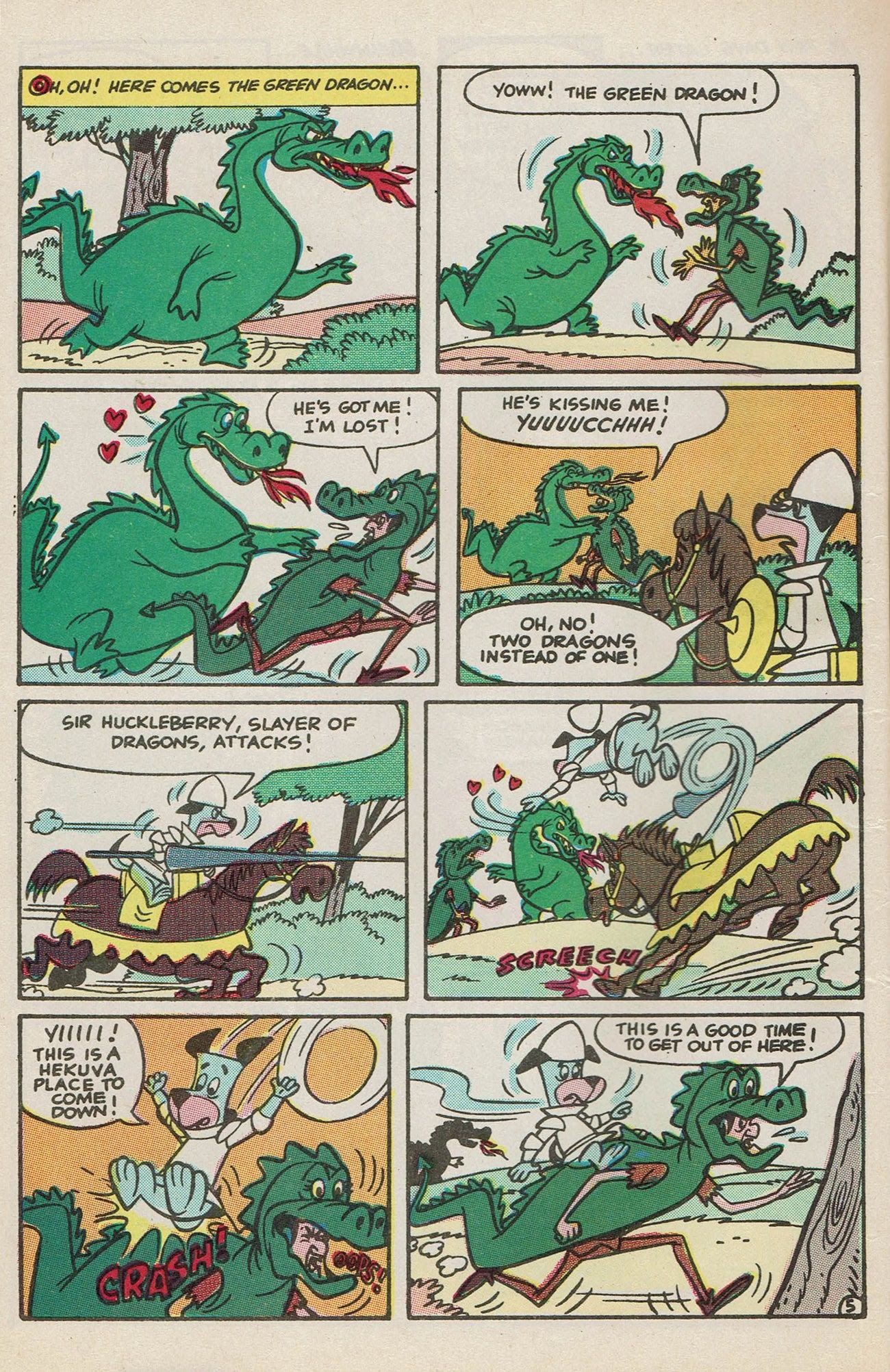 Read online Huckleberry Hound / Quick Draw McGraw Giant Size Flip Book comic -  Issue # Full - 49