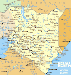 MAP OF KENYA