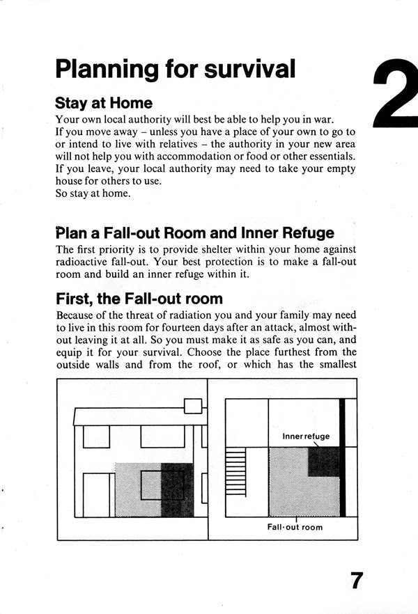 Living Underground Protect and Survive pages and quotes