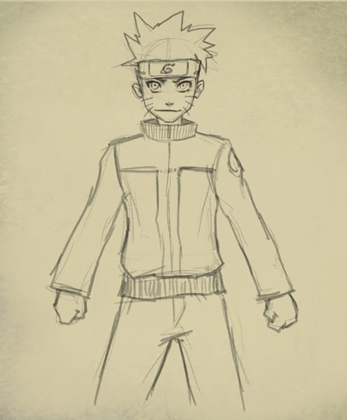 Naruto Uzumaki  Naruto sketch drawing, Naruto drawings easy, Naruto  painting