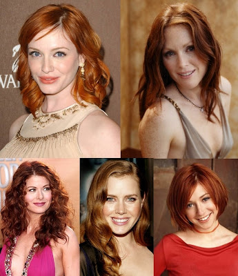 famous red haired actress