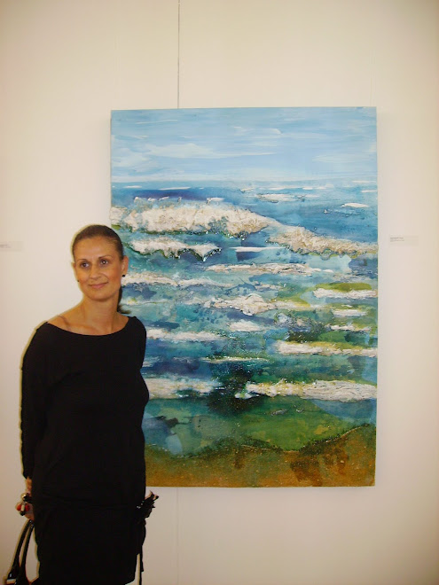 Carla Taveira with the work 'Half Moon Bay'