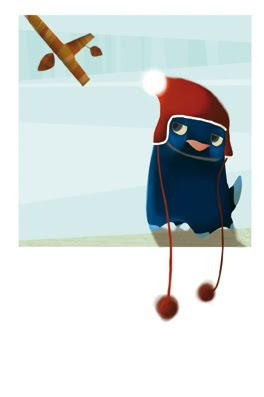 Cartolina postal vettori postkarte babbo briefkaart darmowe pocztówka Illustrazione Simona Giacomini: Biglietti di Natale 2010