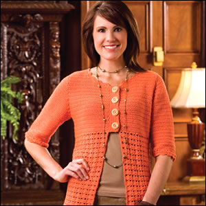Free Crochet Pattern - Lacy Duster from the Womens coats and