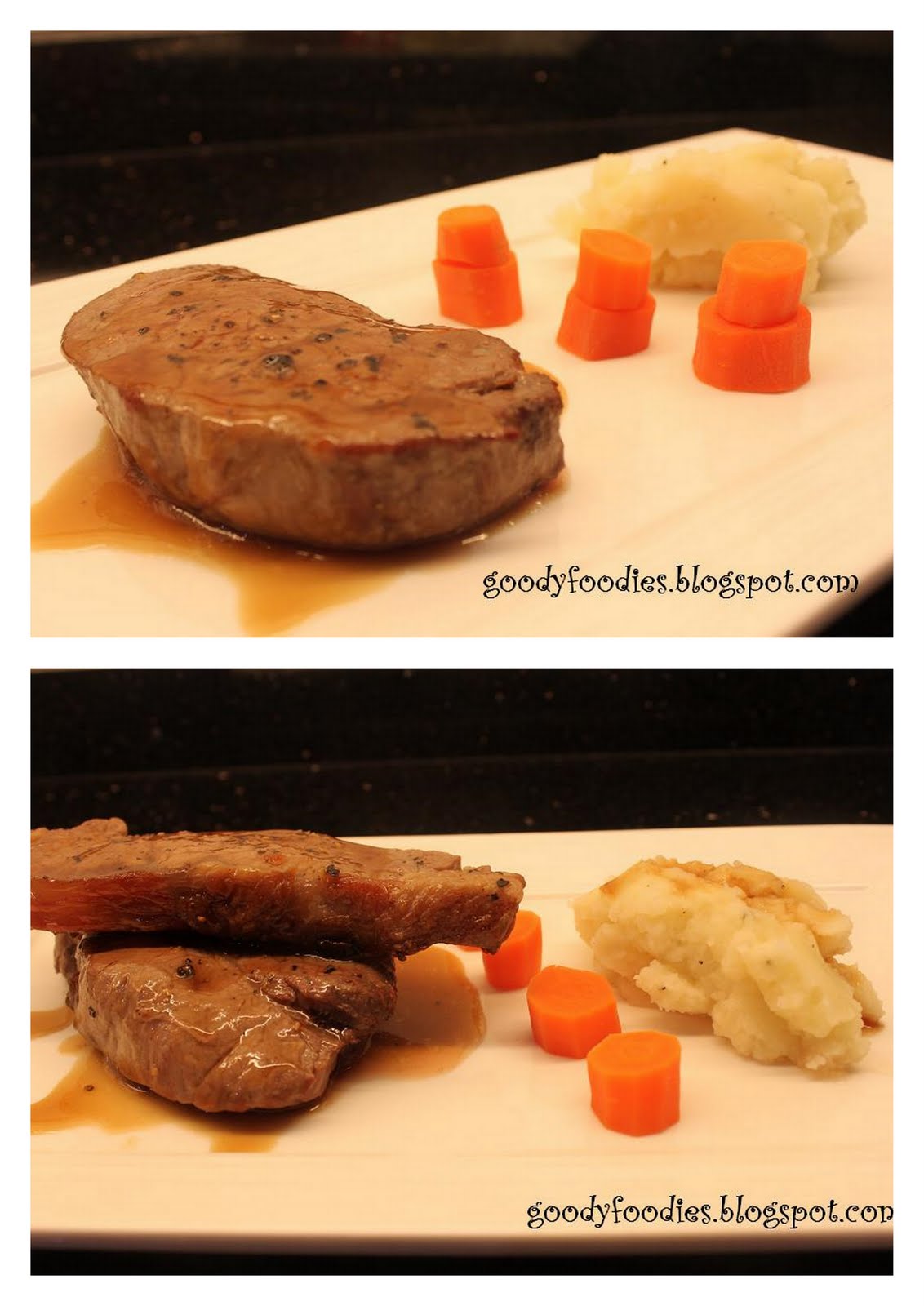 GoodyFoodies I cooked Tenderloin & Sirloin Steaks