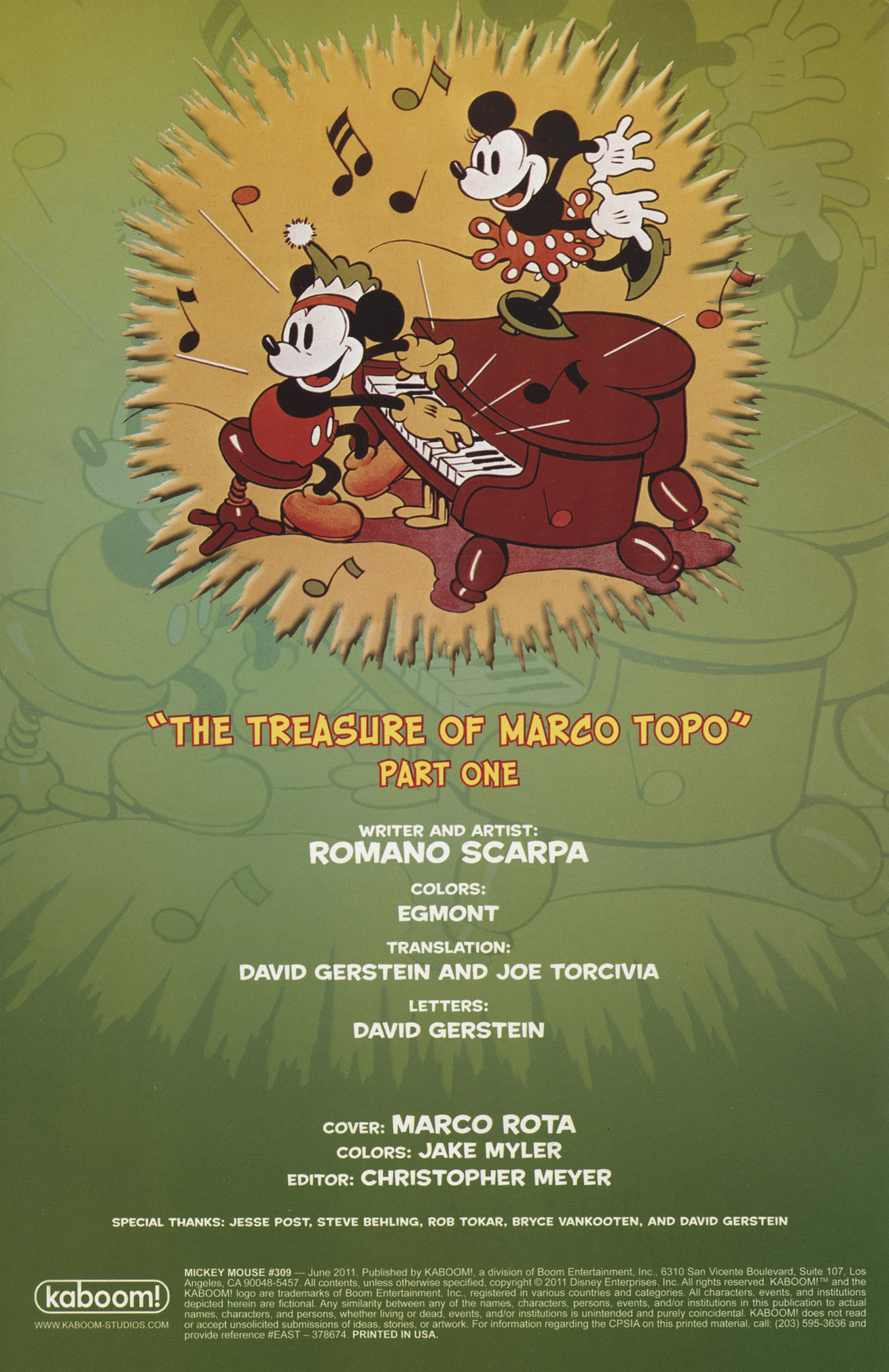 Read online Mickey Mouse (2011) comic -  Issue #309 - 2