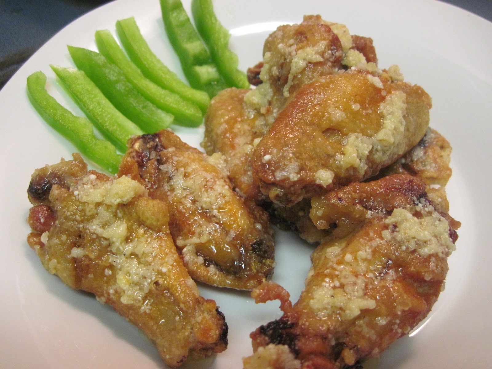 Luscious Low Carb Crispy Garlic Parmesan Wings