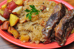 pork cooker sauerkraut ribs slow country recipes apples luck baked dinner traditional recipe dadcooksdinner crockpot meal pot crock pennsylvania tradition