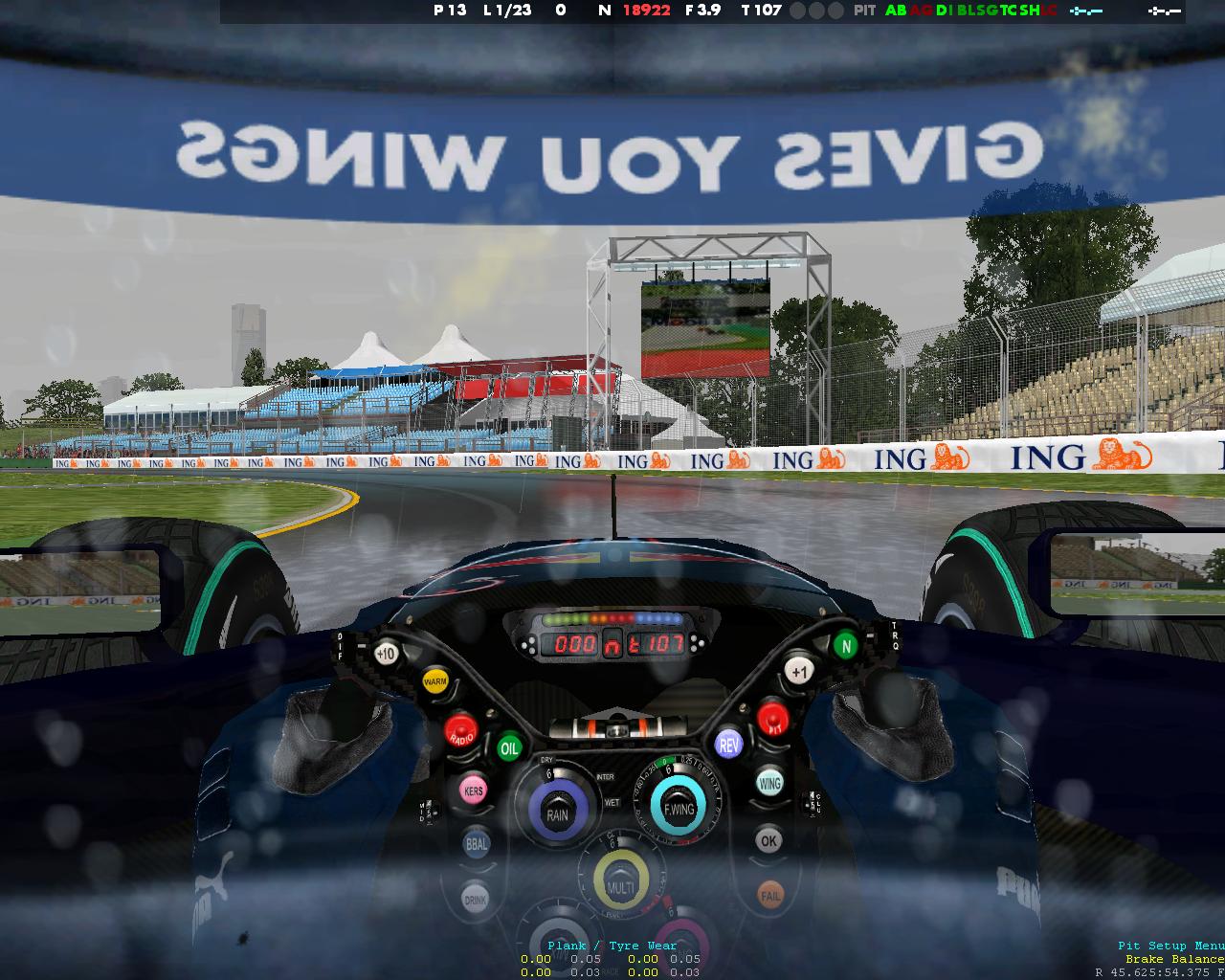 gp4 hardware: 2009 Season WheelSet Completed - Cockpit View - Red Bull