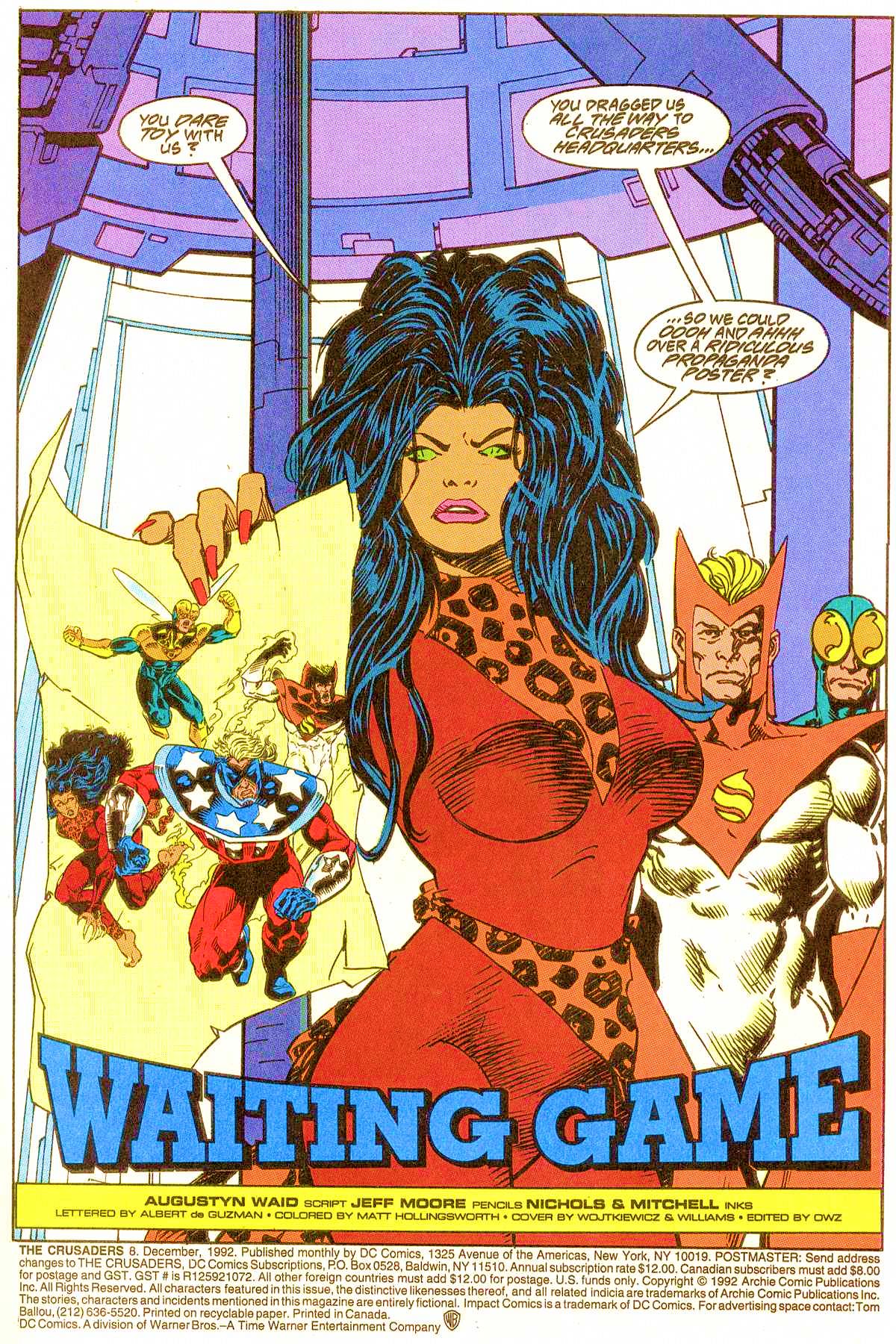 Read online The Crusaders comic -  Issue #8 - 2