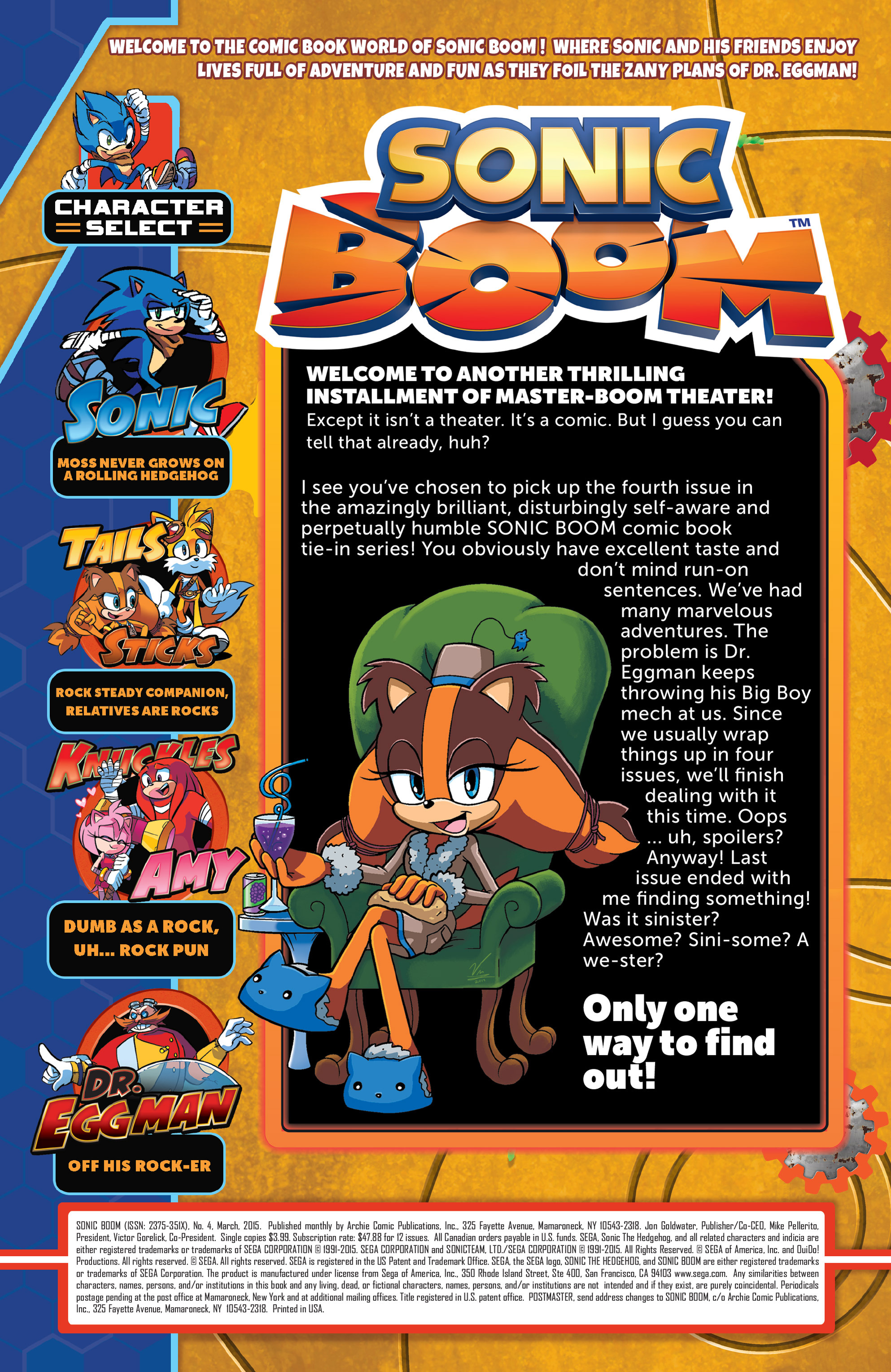 Read online Sonic Boom comic -  Issue #4 - 2