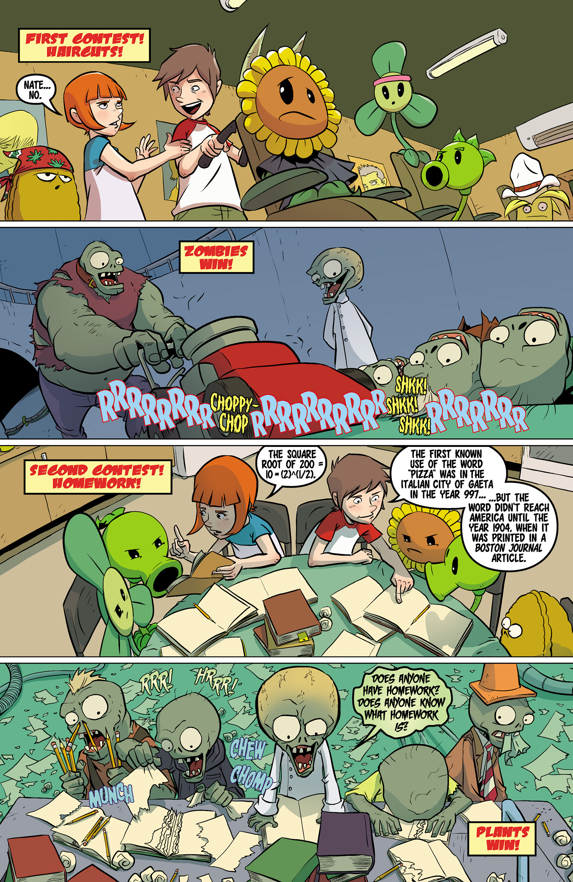 Read online Plants vs. Zombies: Grown Sweet Home comic -  Issue #5 - 21
