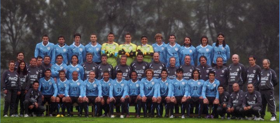 Selección uruguaya Sudafrica 2010
