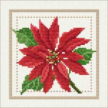 Good Life 2 Go: Free Cross Stitch Chart: Flower of the Month - Aug to Dec