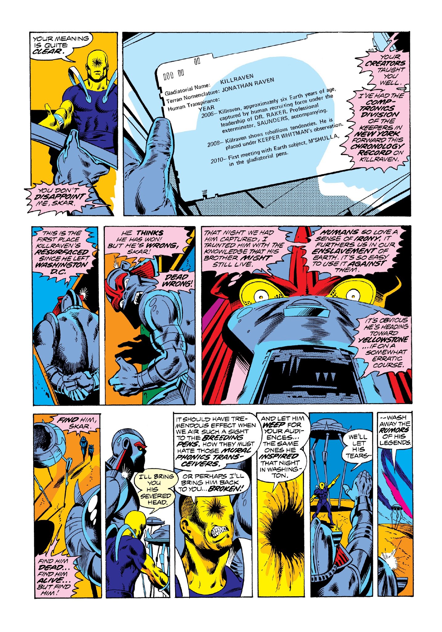 Read online Marvel Masterworks: Killraven comic -  Issue # TPB 1 (Part 2) - 77