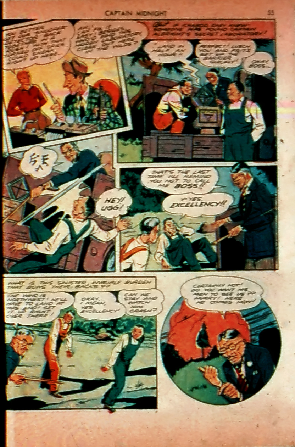 Read online Captain Midnight (1942) comic -  Issue #1 - 55