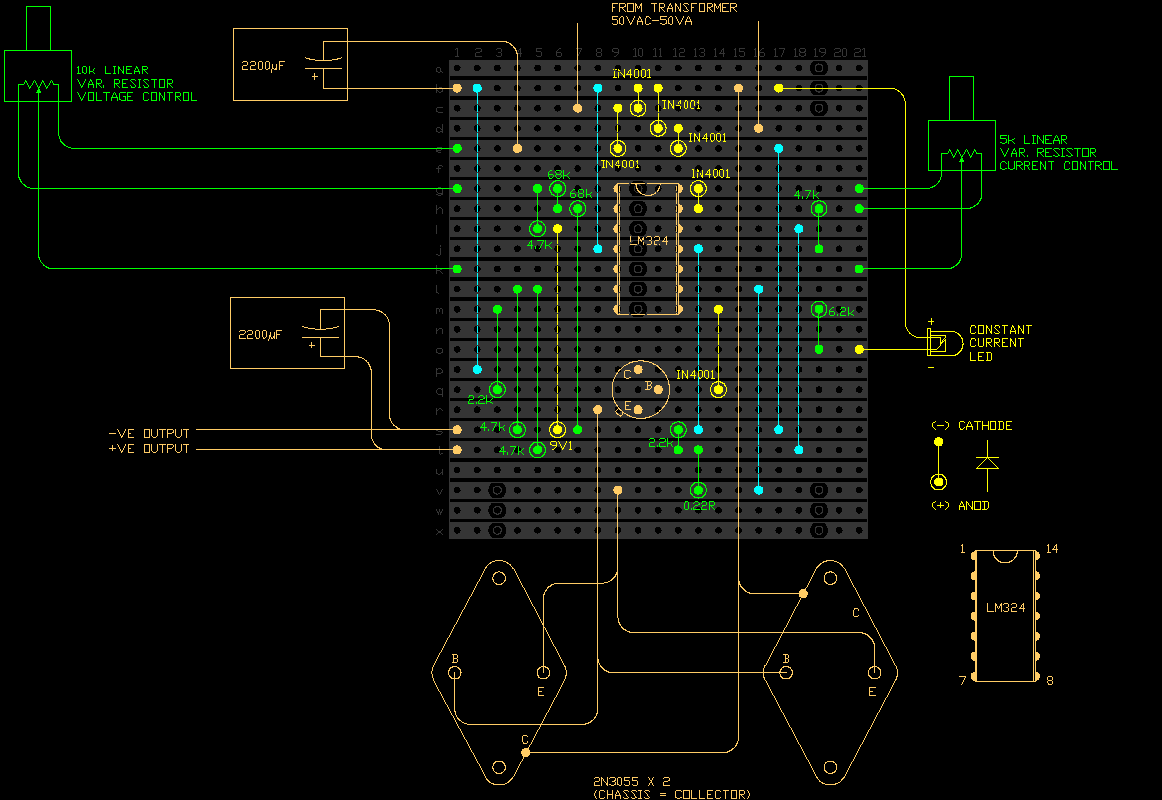 Bench Power Supply Circuit