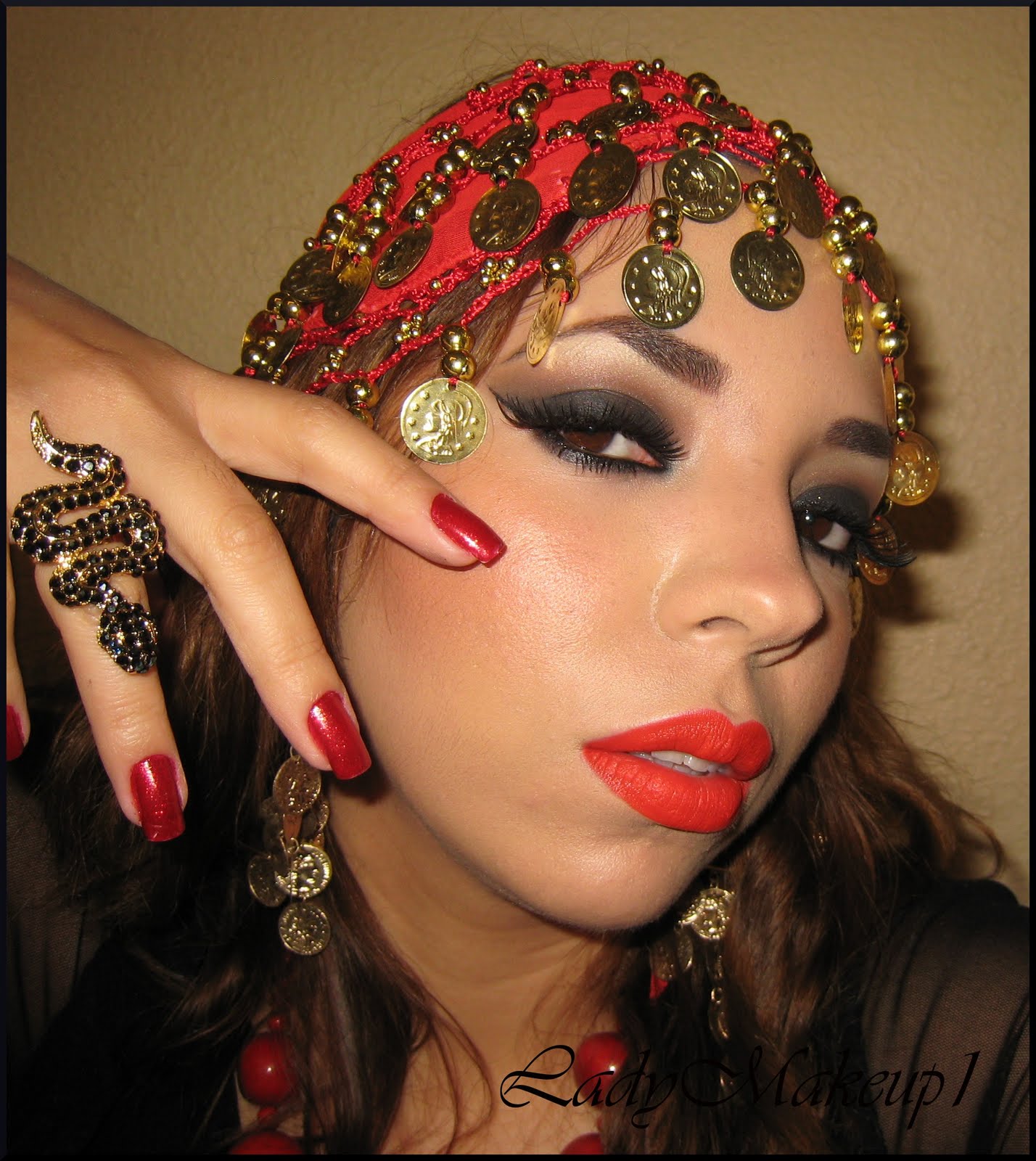 Gypsy Makeup Maquillaje de Gitana Dreams, Colors and Glitter