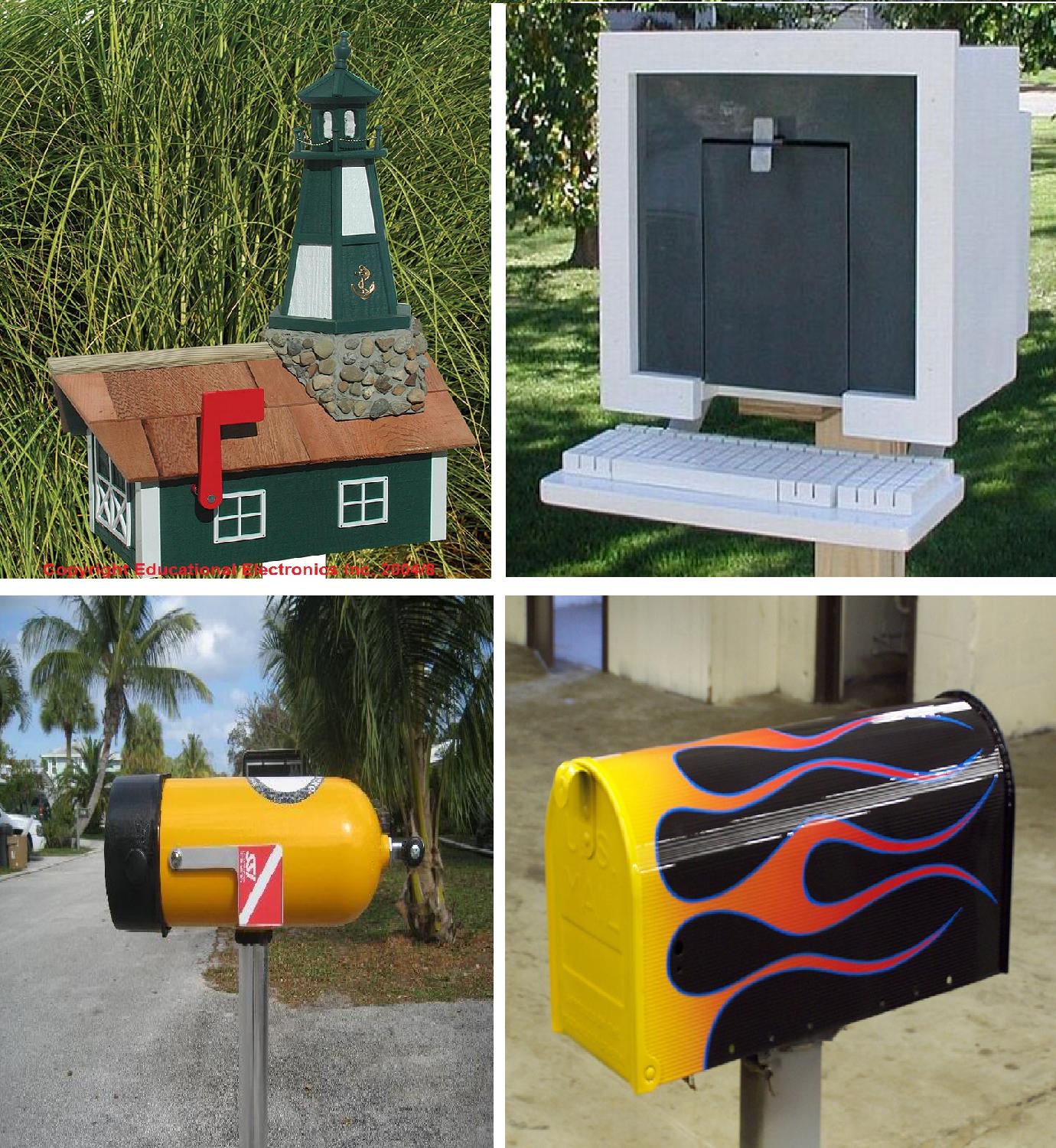 Scribbles Mailbox Art