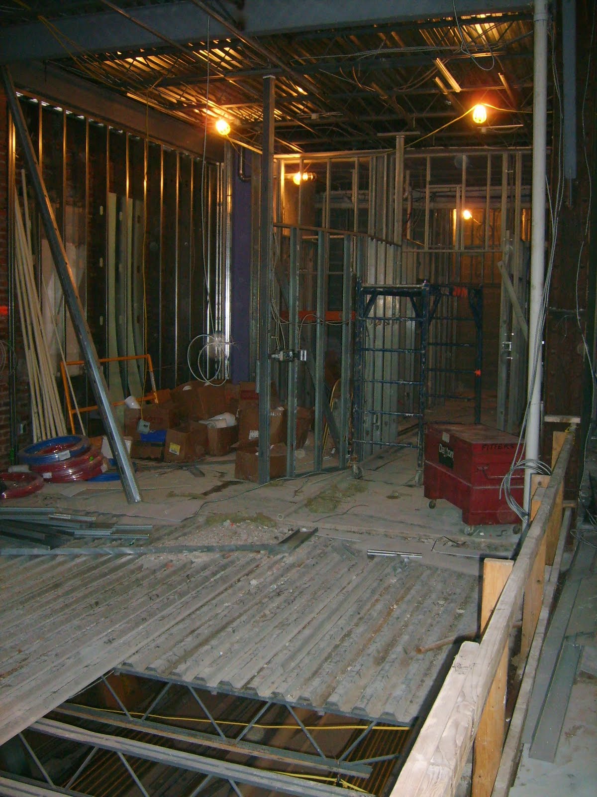 New Wilmington Art Association Shipley Loft construction pictures!!!