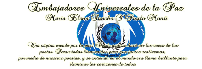 Embajadores Universales de la Paz  Maria Elena Sancho Y Paulo Monti