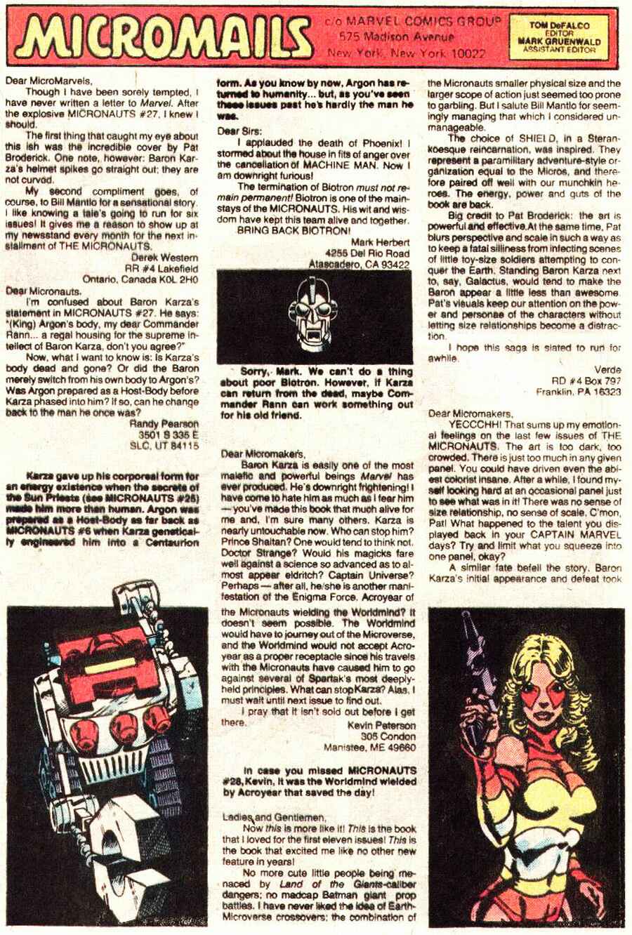Read online Micronauts (1979) comic -  Issue #37 - 23