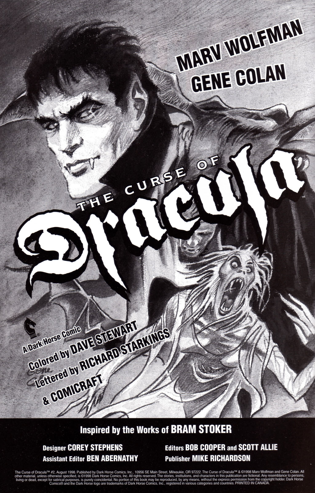 Read online The Curse of Dracula comic -  Issue #2 - 2