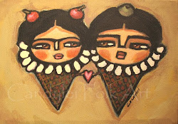 frida diego rivera kahlo ice cream painting cones folk