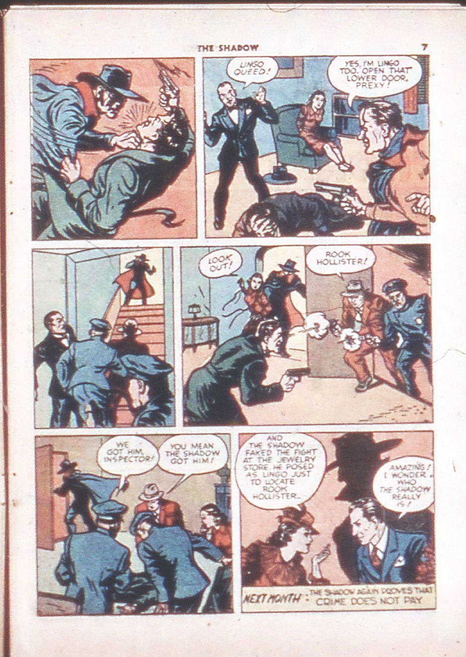 Read online Shadow Comics comic -  Issue #6 - 9