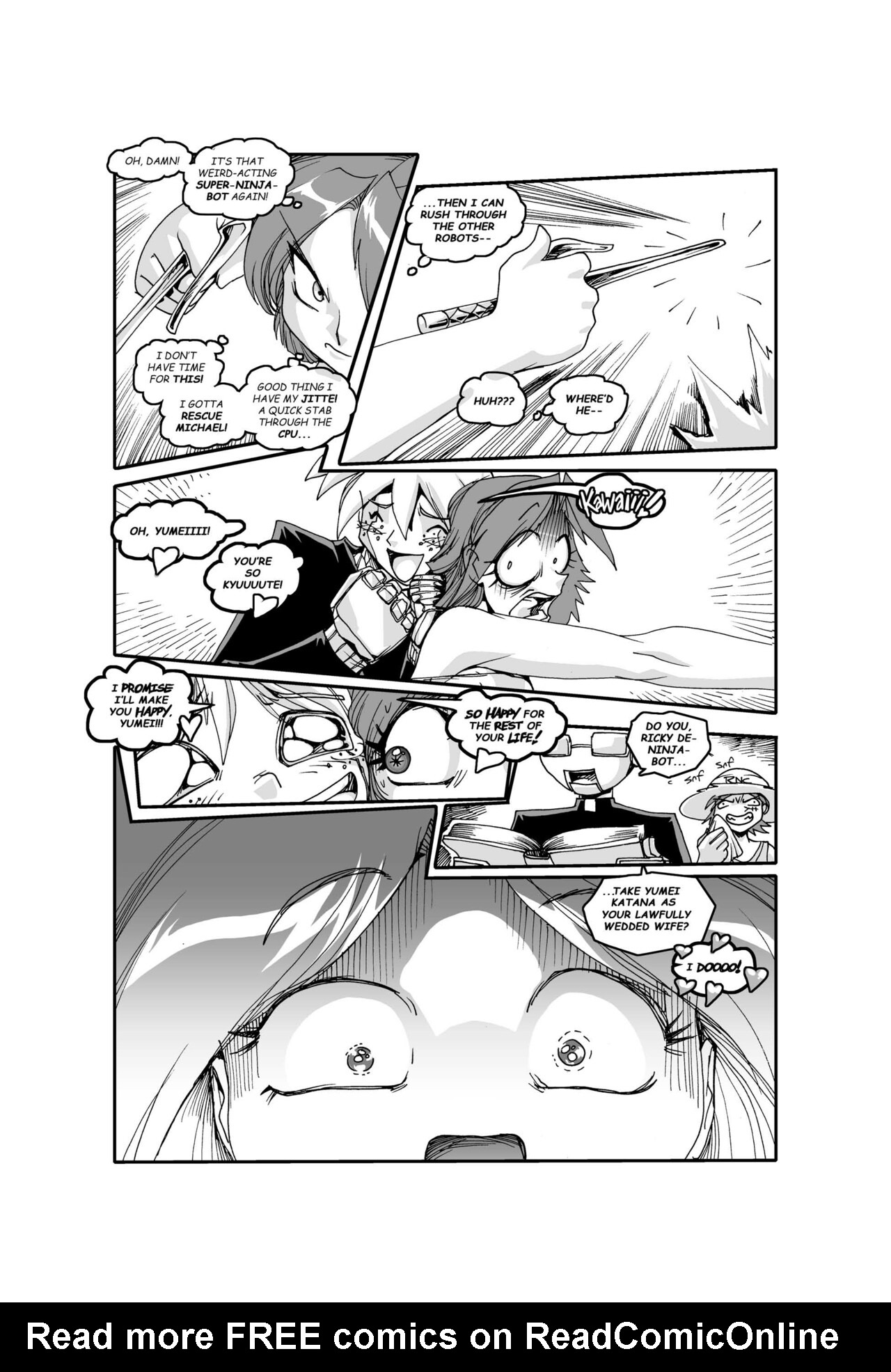 Read online Ninja High School (1986) comic -  Issue #128 - 14