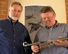 GMA founder Mike Roden, left, and Jon Speed, author of Mauser Original Oberndorf Sporting Rifles.