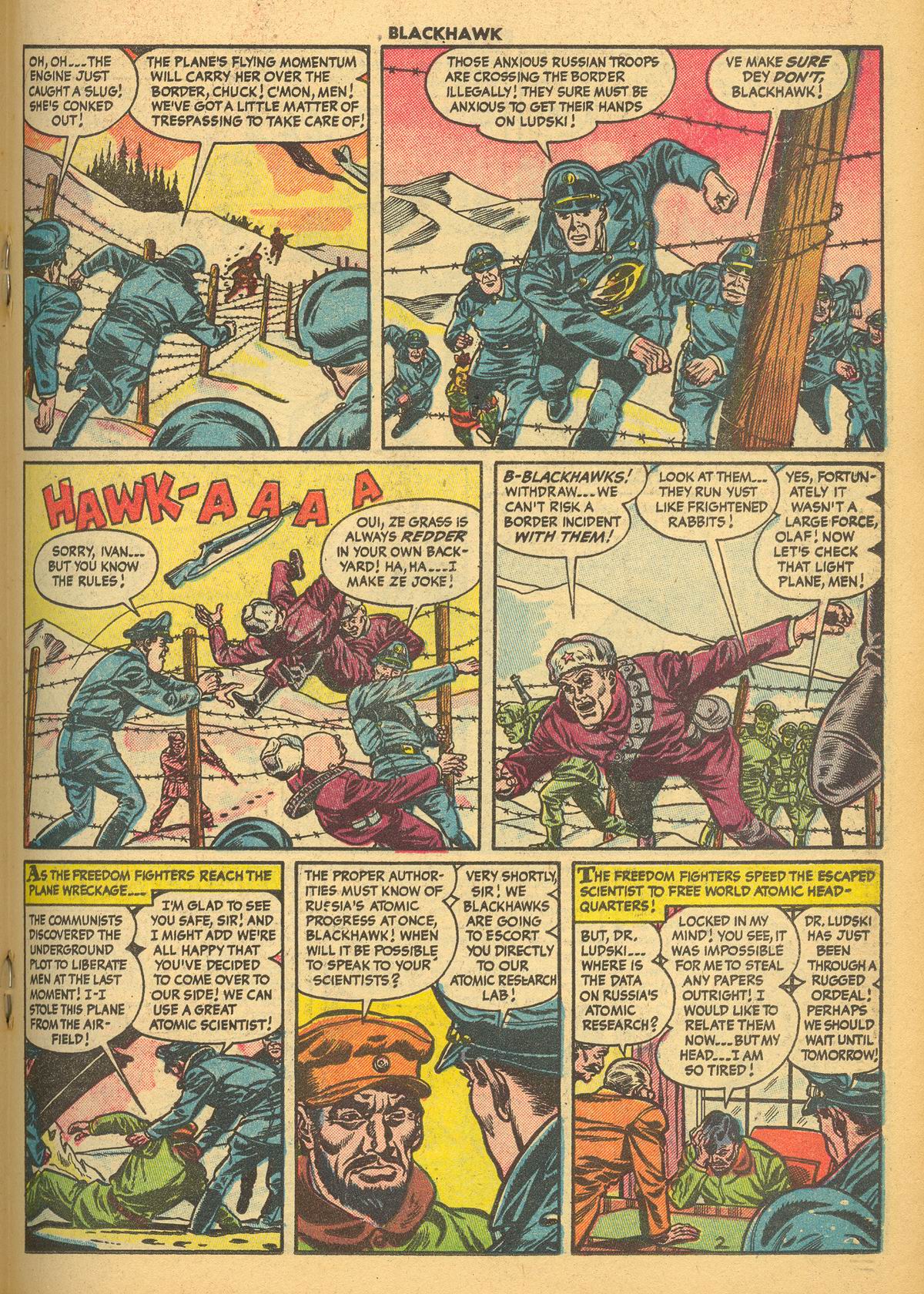 Read online Blackhawk (1957) comic -  Issue #92 - 19