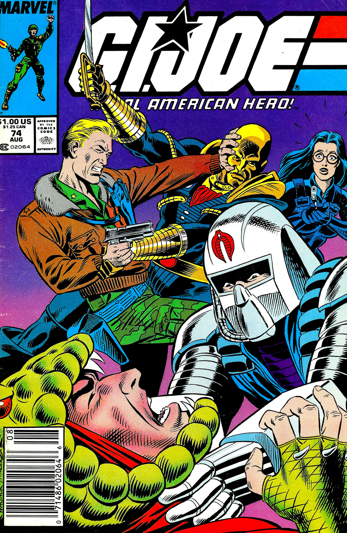 Read online G.I. Joe: A Real American Hero comic -  Issue #74 - 1